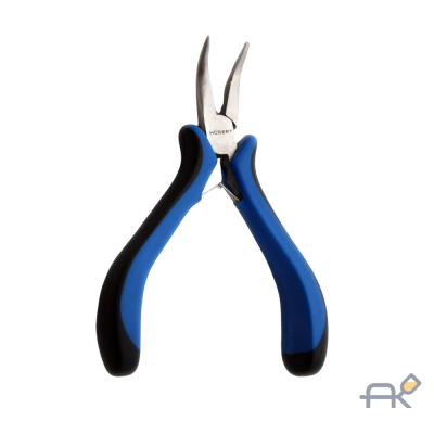 Плоскогубцы универсальные для точной механики с изогнутыми губками 130мм HOEGERT HT1P056